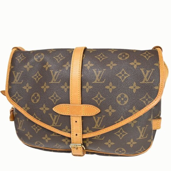 Authenticity Guaranteed LOUIS VUITTON Saumur 30 Shoulder Bag - Picture 1 of 15